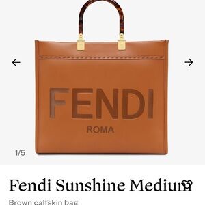 Fendi Sunshine tote Large brown